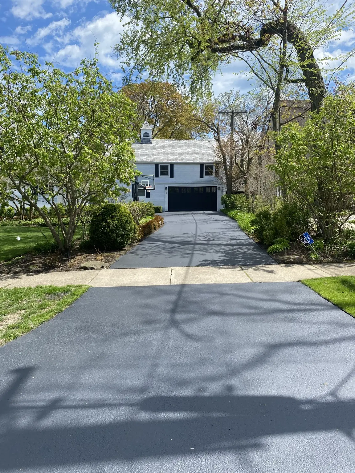 Second view of the sealcoated property